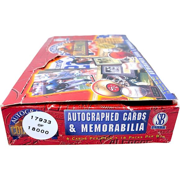 1996 Score Board Autographed Collection Card Box Display *No Packs* - Picture 5 of 11